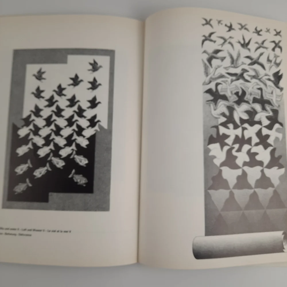 1971 THE GRAPHIC WORK OF MC ESCHER Artist Illusion Staircase Pattern Math Book - Picture 7 of 9